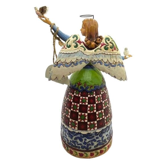 Jim Shore Angel with Two Doves Peace and Goodwill To All Figurine 4007933 2007 - Picture 10 of 16
